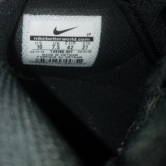 Nike Air Force 1 High ‘07 LV8 Black/ Black Sz 10 - Picture 7 of 7